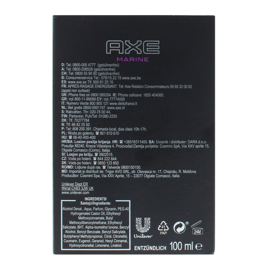 Axe Marine Aftershave 100ml