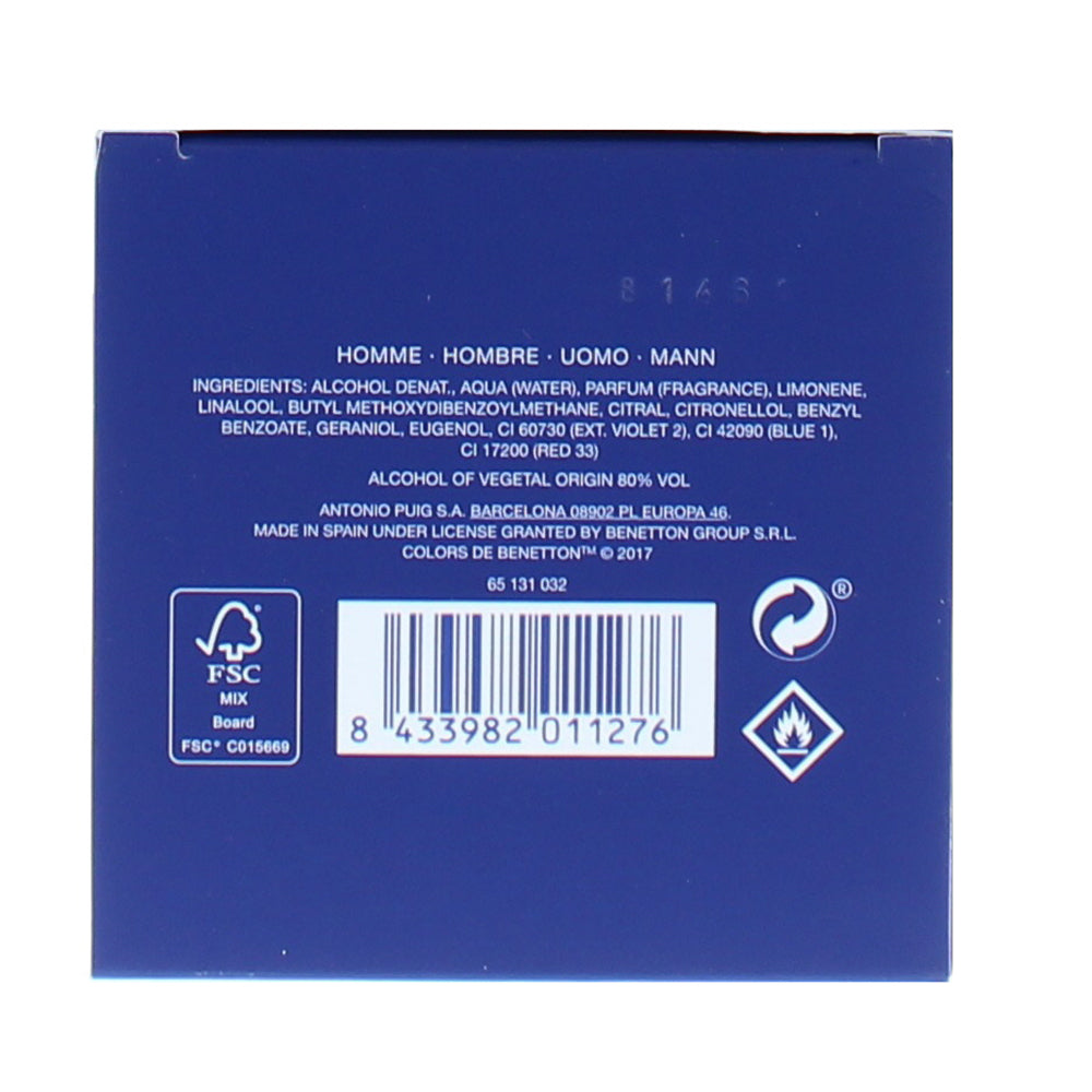 Benetton Blue Benetton Man Eau de Toilette 100ml