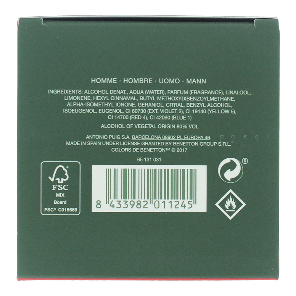 Benetton Green Benetton Man Eau de Toilette 100ml