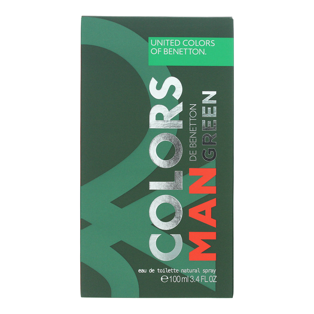 Benetton Colors Green Man Eau de Toilette 100ml - Box