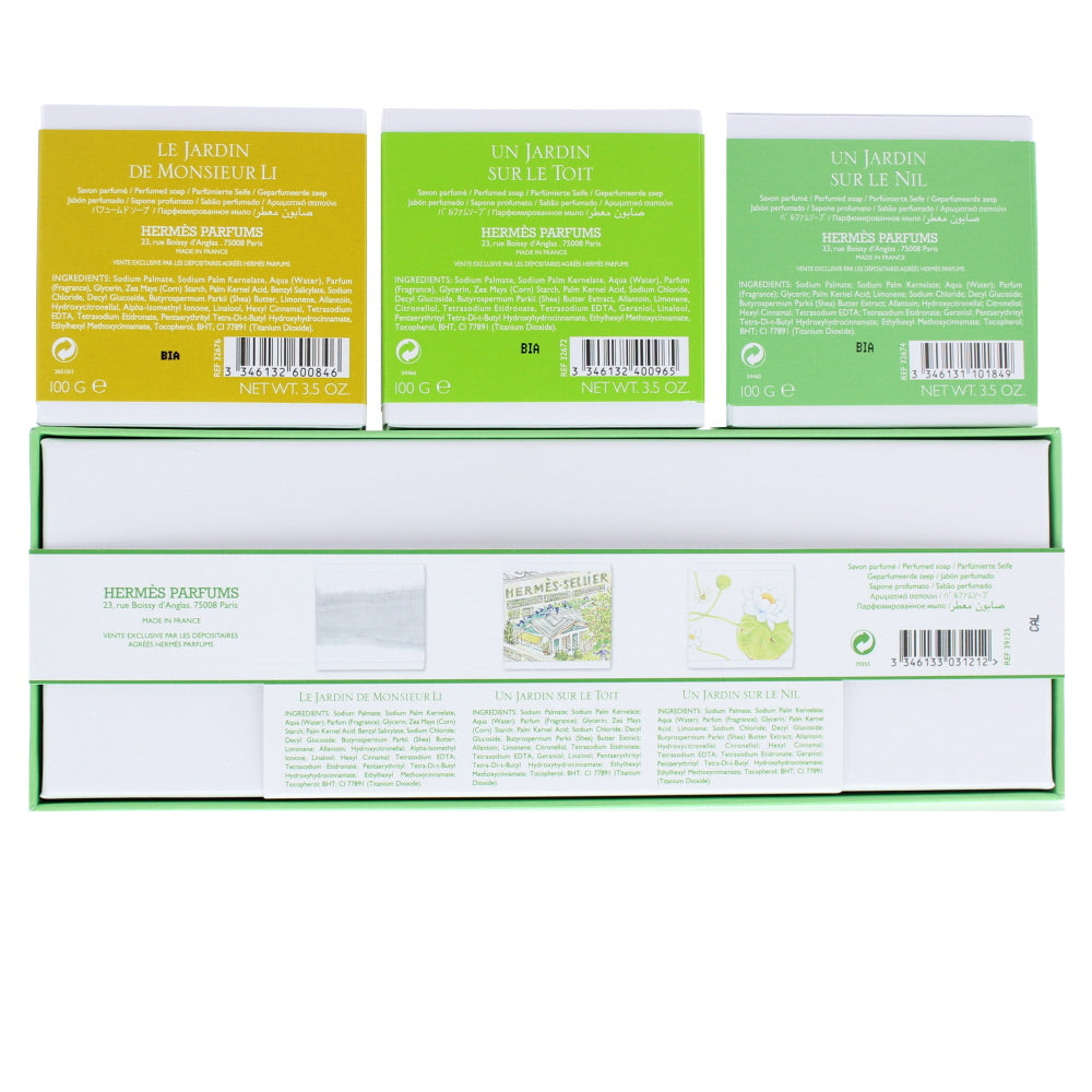 Hermès La Collection Des Parfums-Jardins Bodycare Set 3 Pieces Gift Set