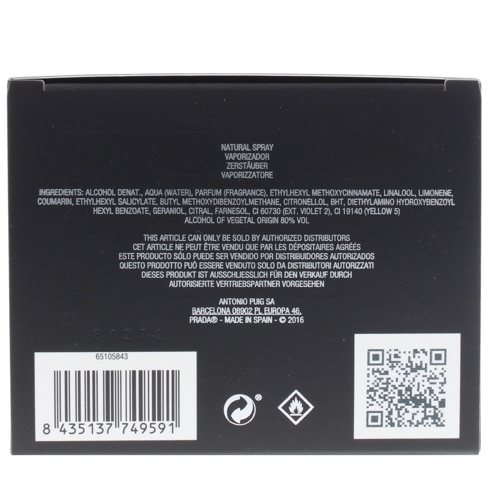 Prada L'homme Eau de Toilette 50ml