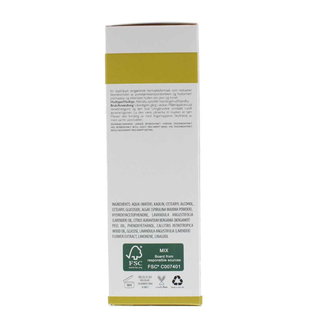 Ren Clarimatte Invisible Pores Detox Combination To Oily Skin Mask 50ml