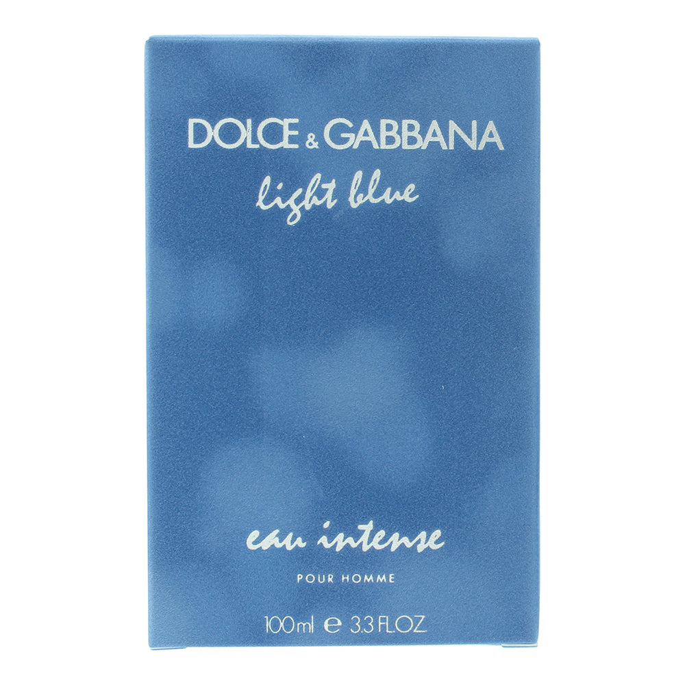 Dolce & Gabbana Light Blue Eau Intense Pour Homme Eau de Parfum 100ml - Box