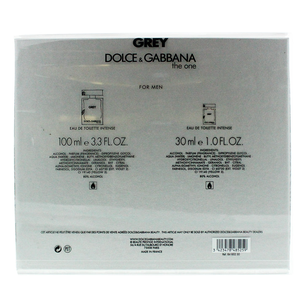 Dolce & Gabbana The One Grey Intense Eau de Toilette 2 Pieces Gift Set