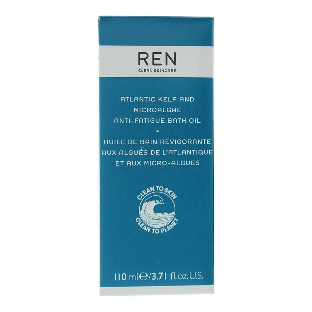 Ren Atlantic Kelp And Microalgae Anti-Fatigue Bath Oil 110ml - Box