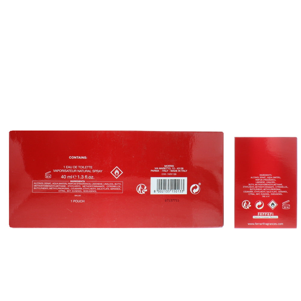 Scuderia Ferrari Red Eau de Toilette 2 Pieces Gift Set