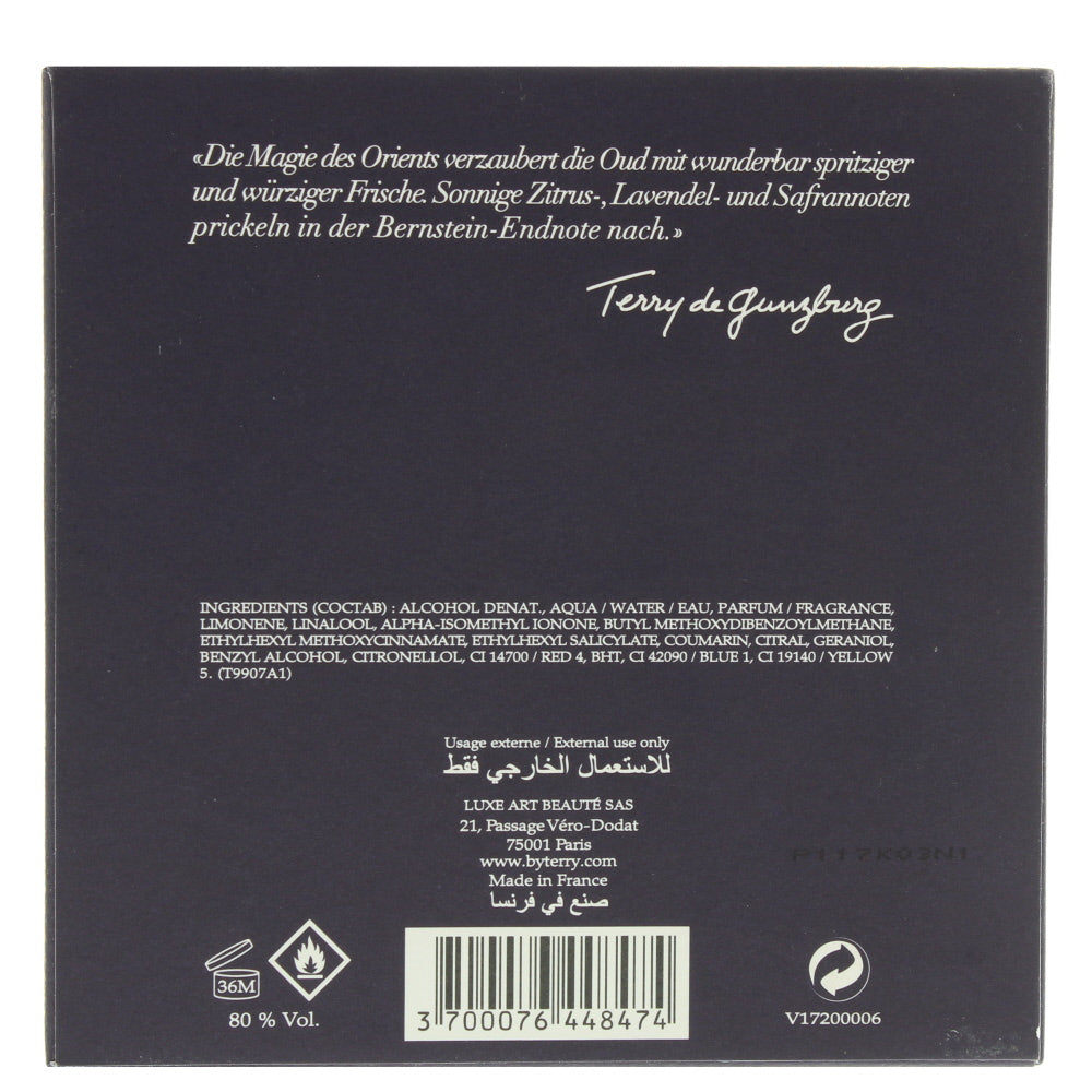 By Terry Terryfic Oud L'eau Eau de Toilette 2 Pieces Gift Set - Ingredients
