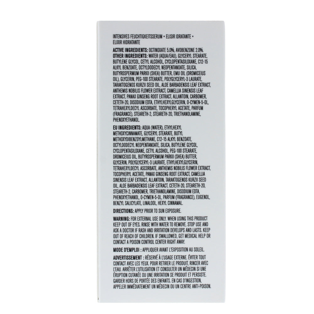 Erno Laszlo Hydrate & Nourish Day  Spf 15 Lotion 90ml - Ingredients