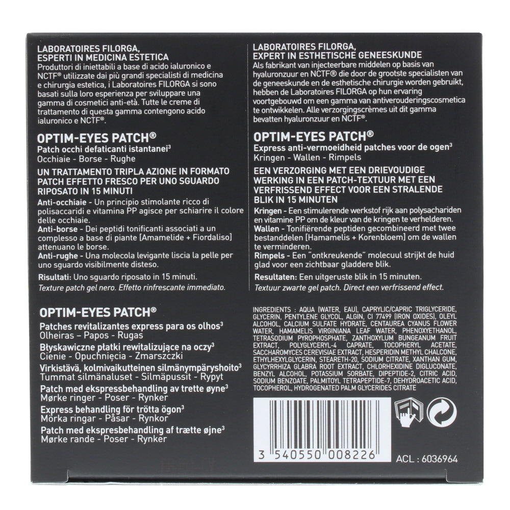 Filorga Optim-Eyes Patch 16 X Express Anti-Fatigue Eye Patches