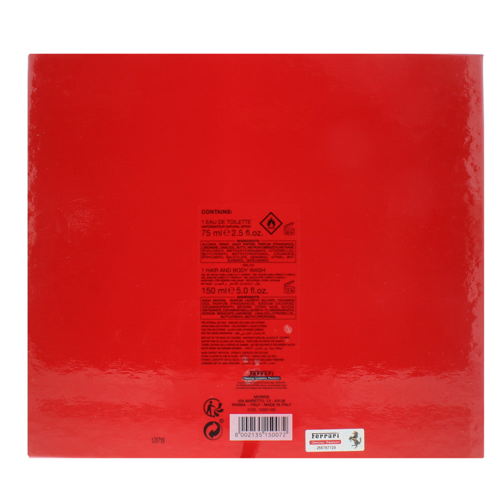 Scuderia Ferrari Red Eau de Toilette 2 Pieces Gift Set