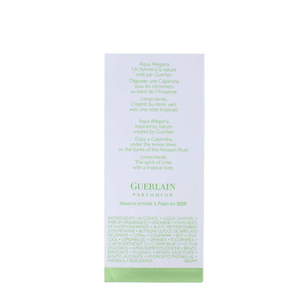 Guerlain Aqua Allegoria Limon Verde Eau de Toilette 75ml