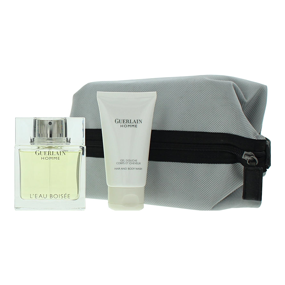 Guerlain Homme L'eau Boisée Eau de Toilette 3 Pieces Gift Set - Product