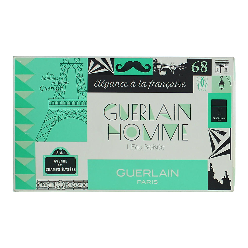 Guerlain Homme L'eau Boisée Eau de Toilette 3 Pieces Gift Set - Box