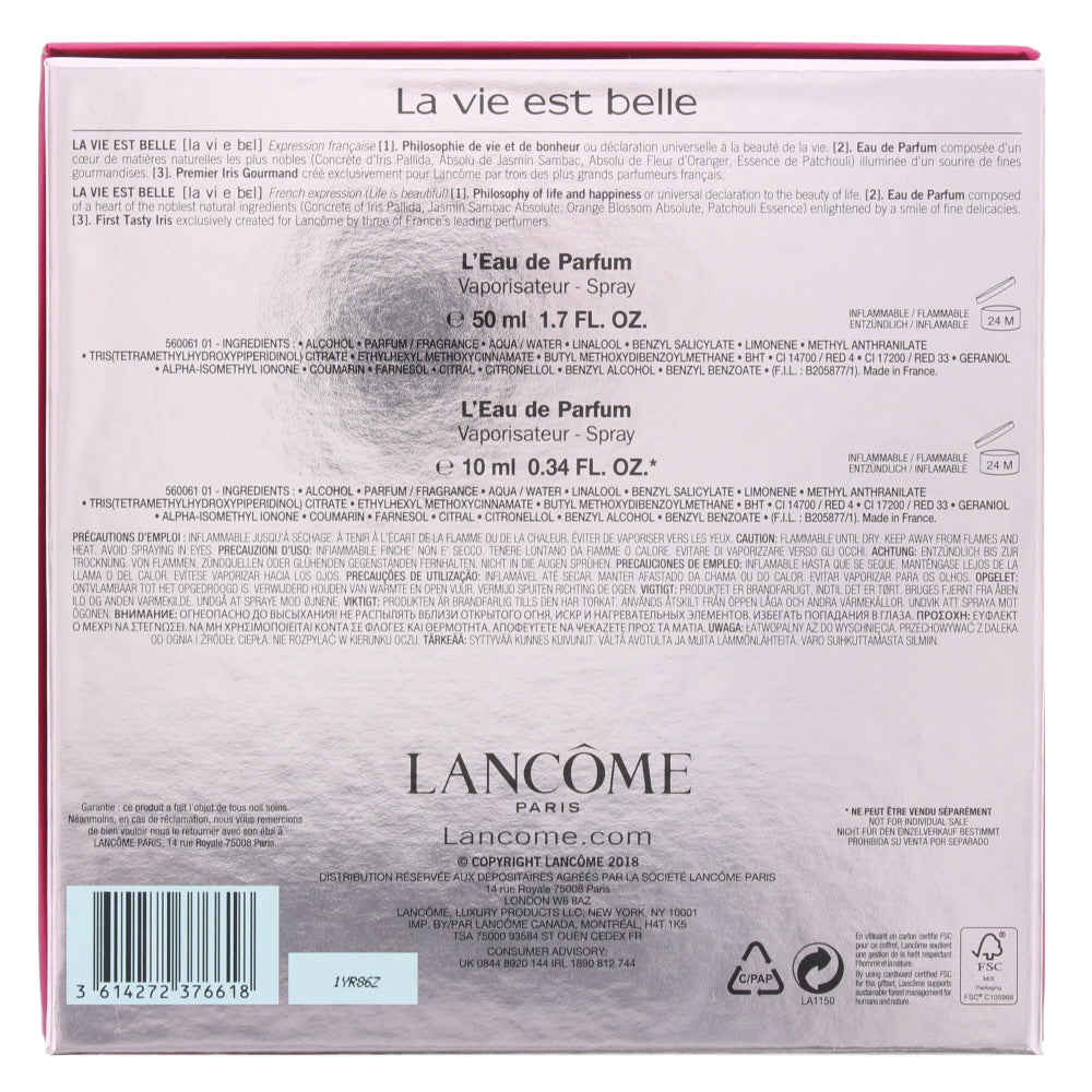 Lancôme La Vie Est Belle Eau de Parfum 2 Pieces Gift Set