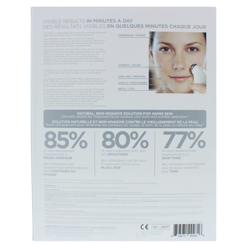 Nuface Trinity Pro Toning Kit - Ingredients