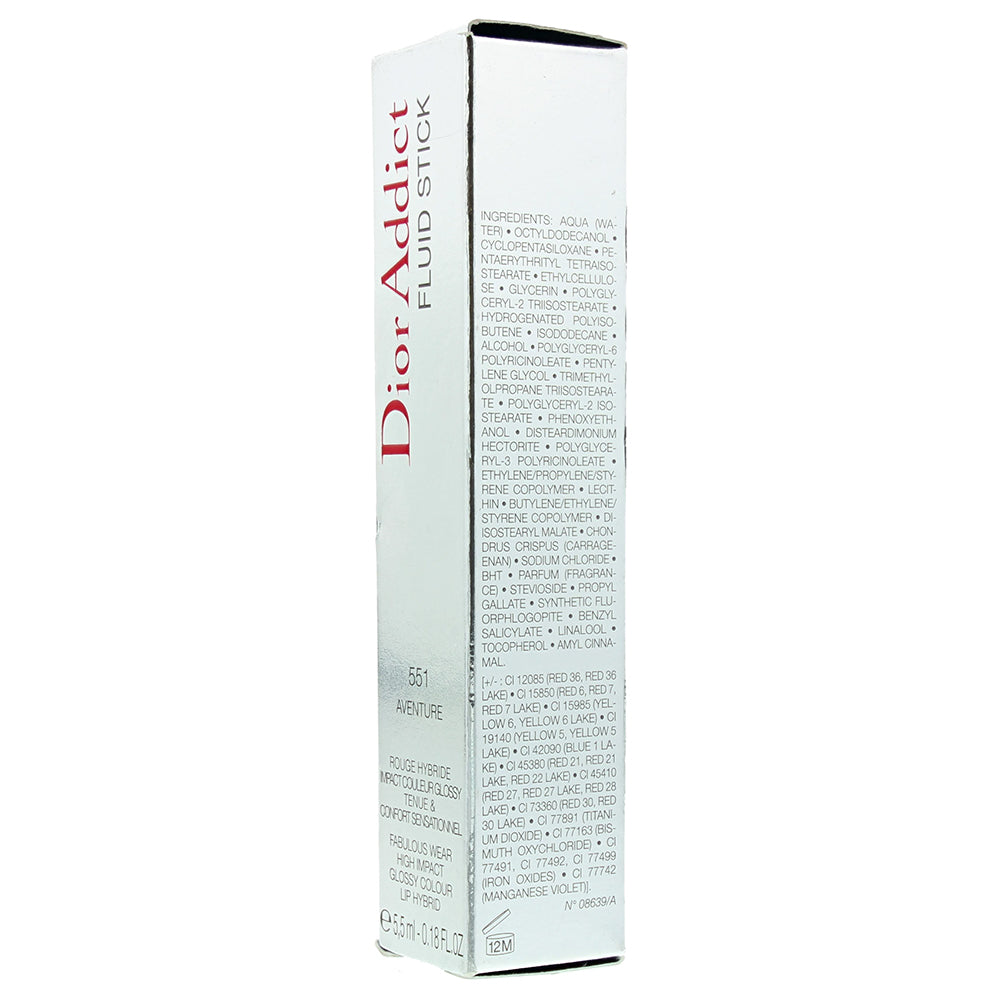 Dior Addict Fluid Stick No. 551 Aventure Lip Gloss 5.5ml