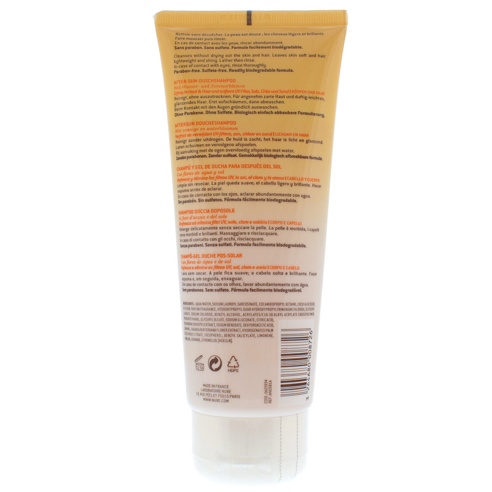Nuxe Sun After-Sun  Hair & Body Shampoo 200ml