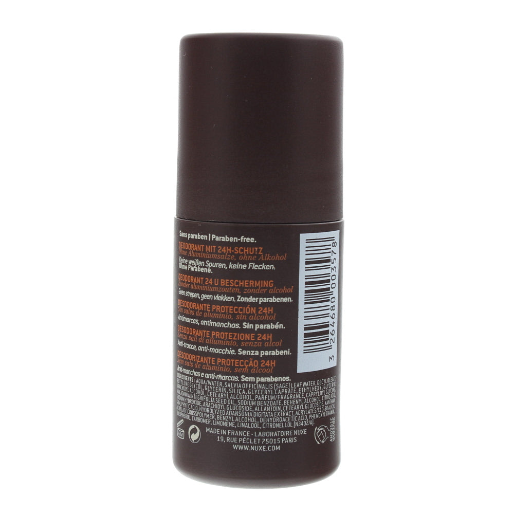 Nuxe Men 24 Protection Deodorant Roll-On 50ml