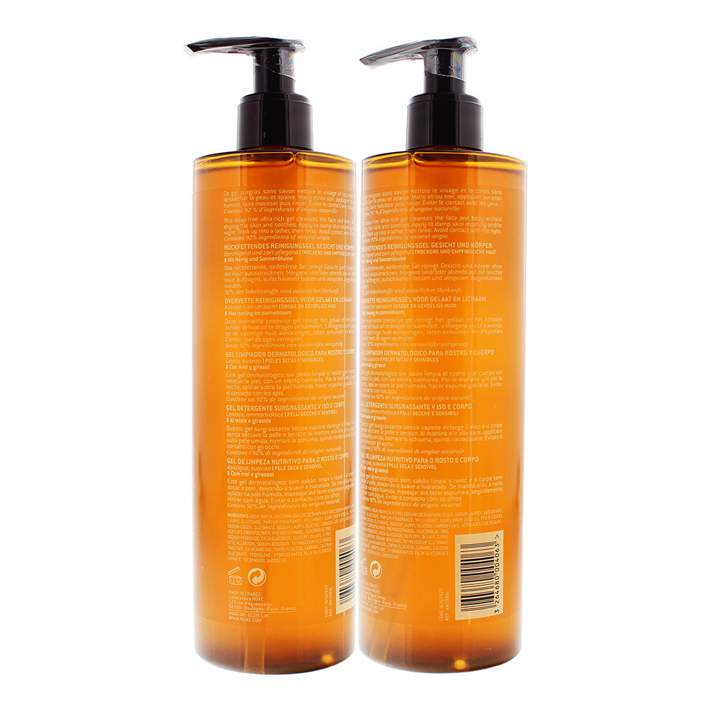Nuxe Rêve De Miel Ultra-Rich Cleansing Gel 400ml