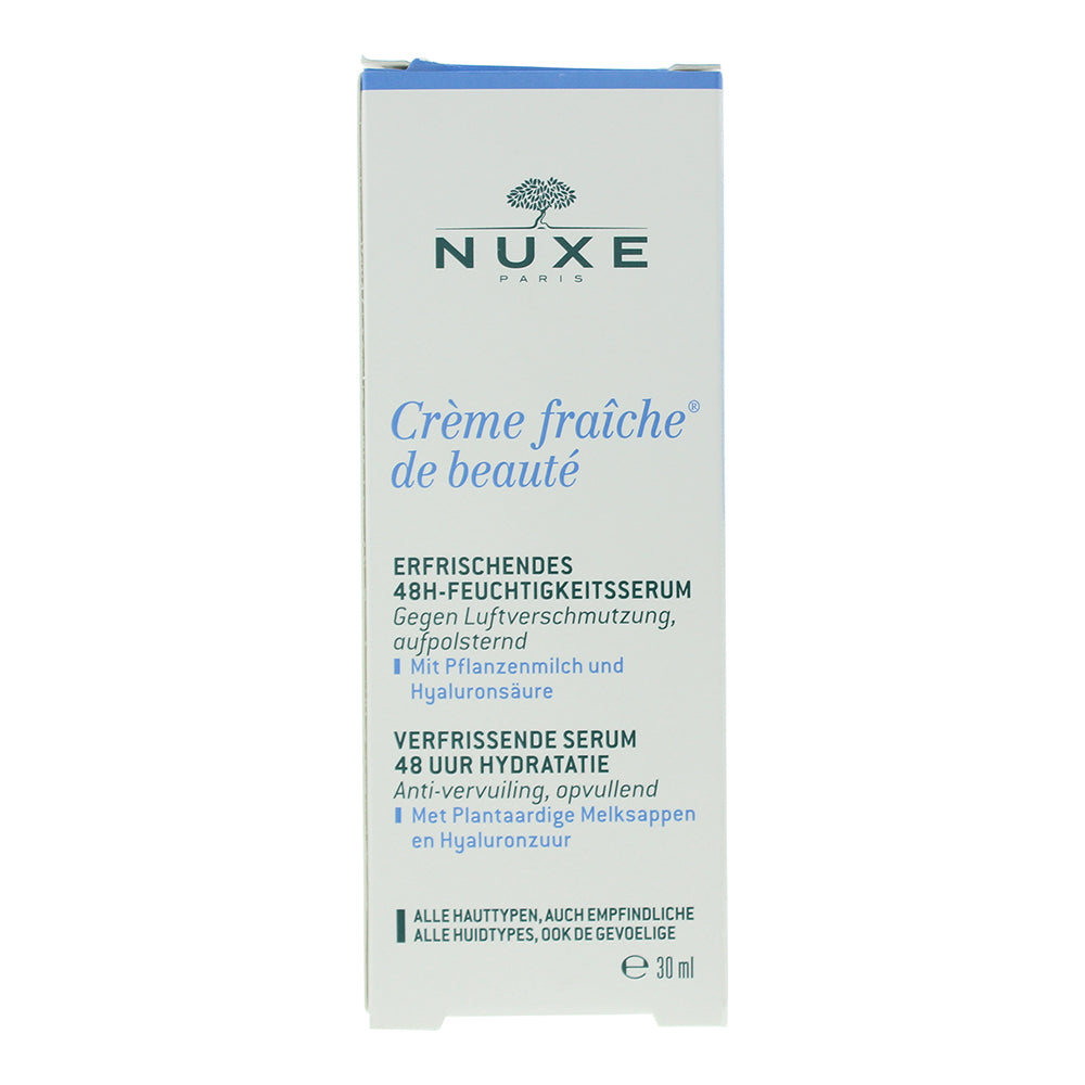 Nuxe Crème Fraîche De Beauté 48Hr Moisture Skin-Quenching Serum 30ml - Box