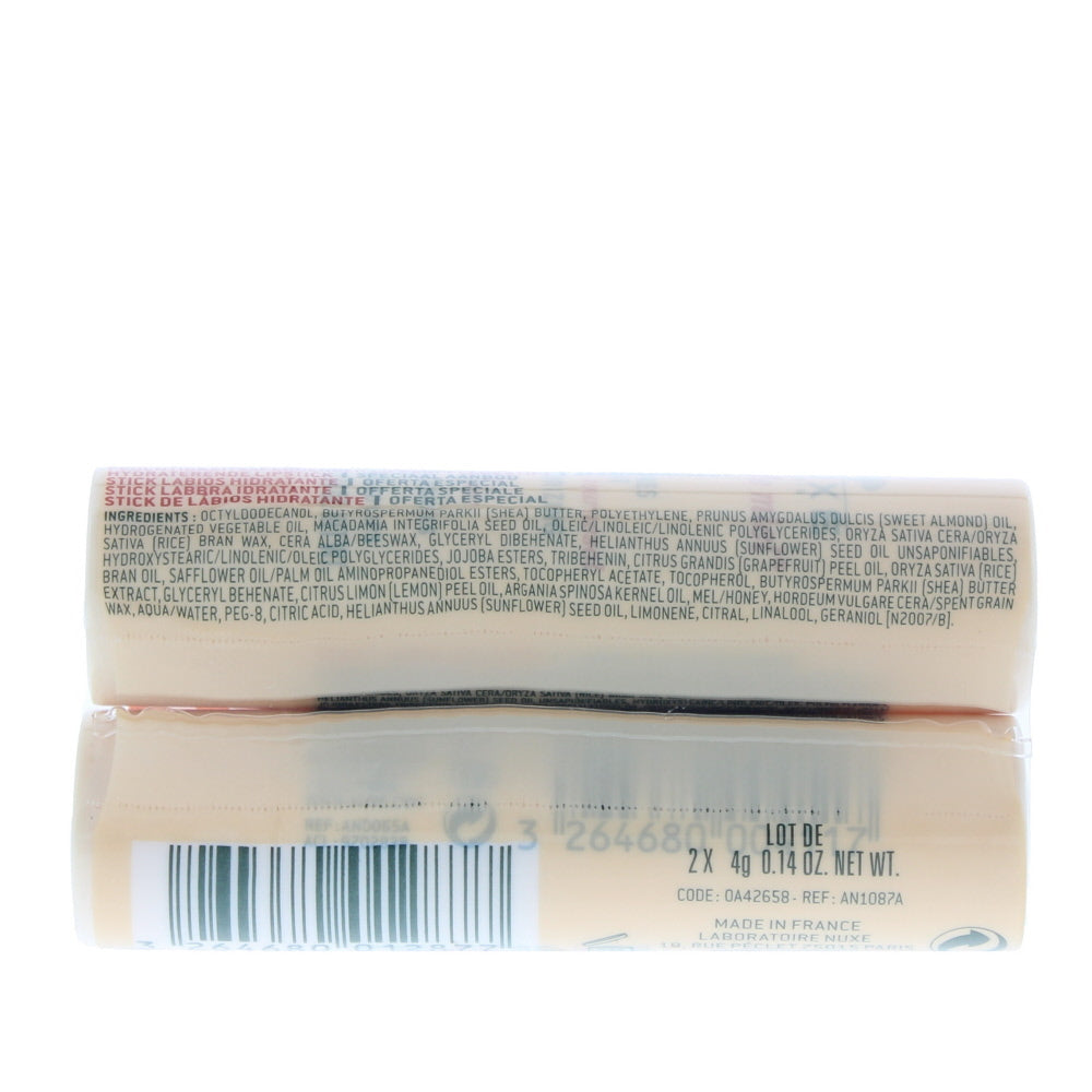 Nuxe Rêve De Miel Lip Moisturising Duo Pack Lip Balm 2 x 4g