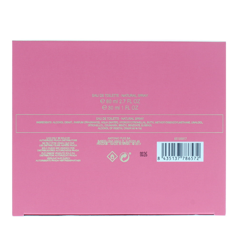 Prada Candy Gloss Eau de Toilette 2 Pieces Gift Set