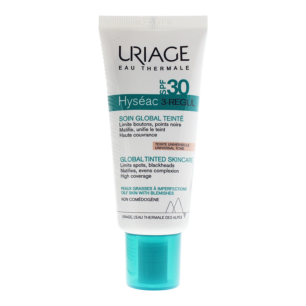 Uriage Hyséac 3-Regul Global Tinted Skincare SPF 30 Universal Tone Cream 40ml - Product