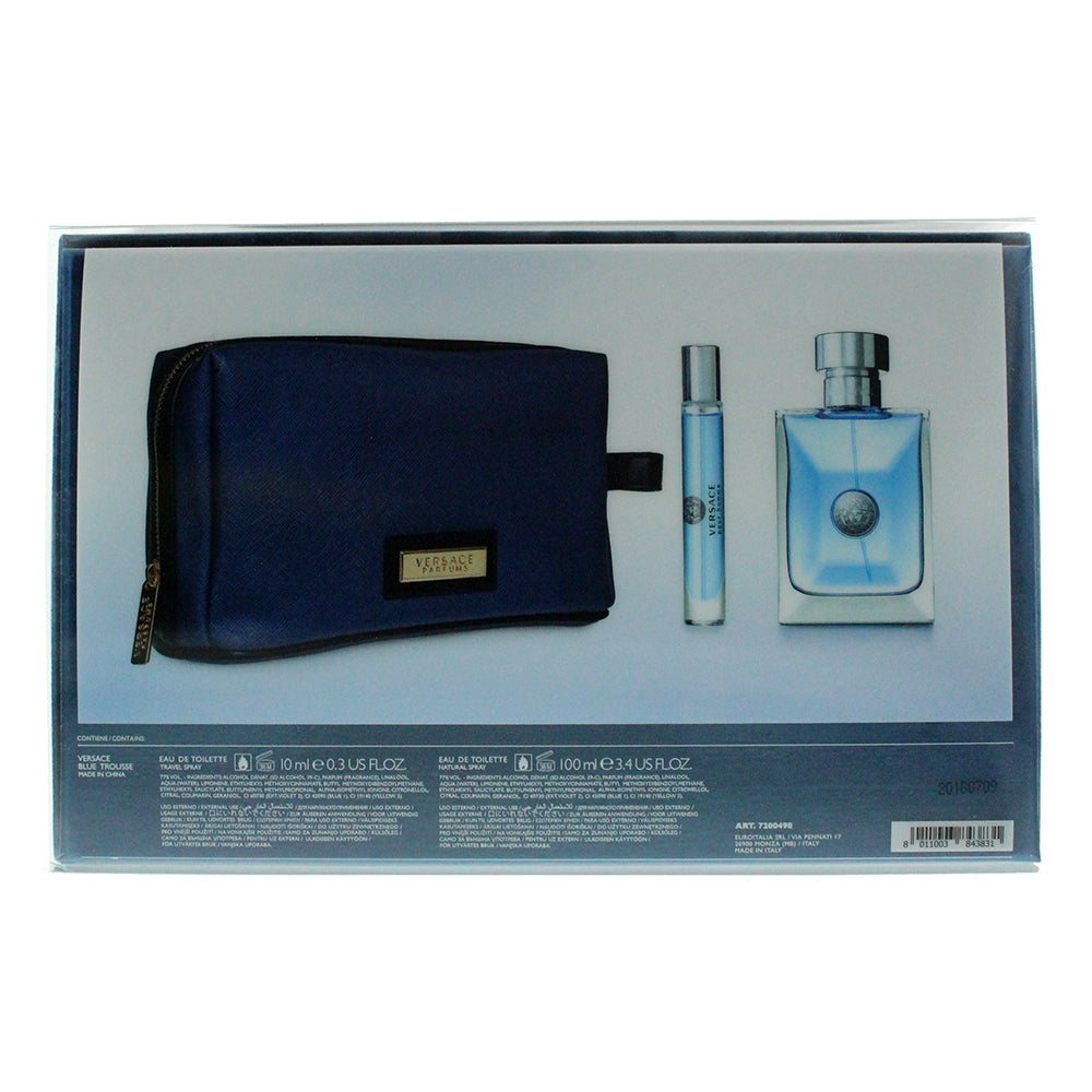 Versace Pour Homme Eau de Toilette 3 Pieces Gift Set