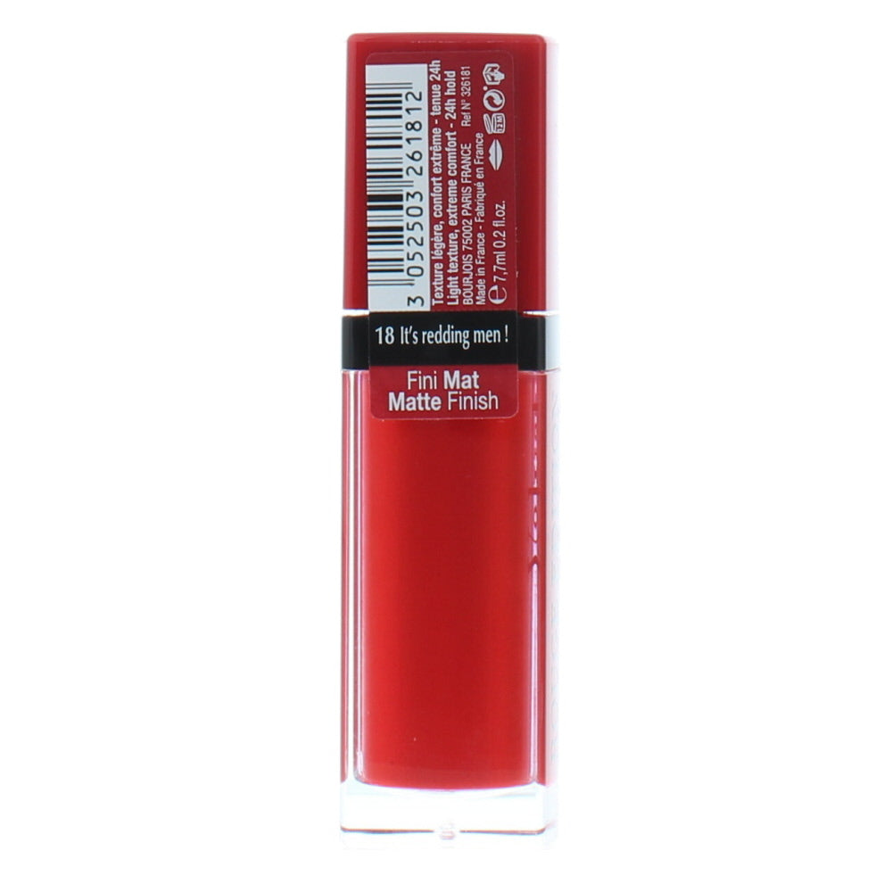 Bourjois Rouge Edition Velvet 18  It's Redding Men! Liquid Lipstick 6.7ml