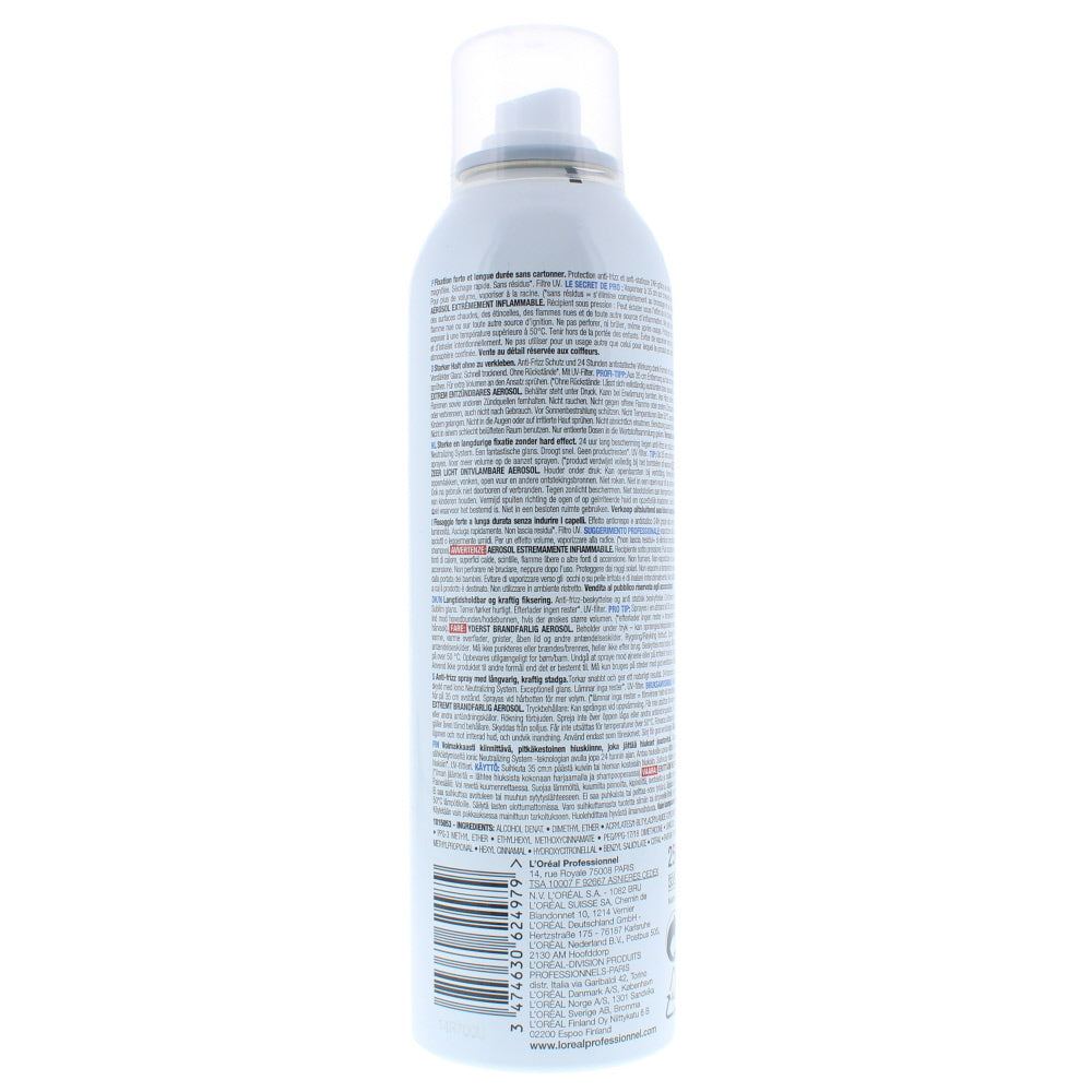L'oreal Tecni Art Fix Anti-Frizz Strong Hold Fixing Spray 250ml - Ingredients
