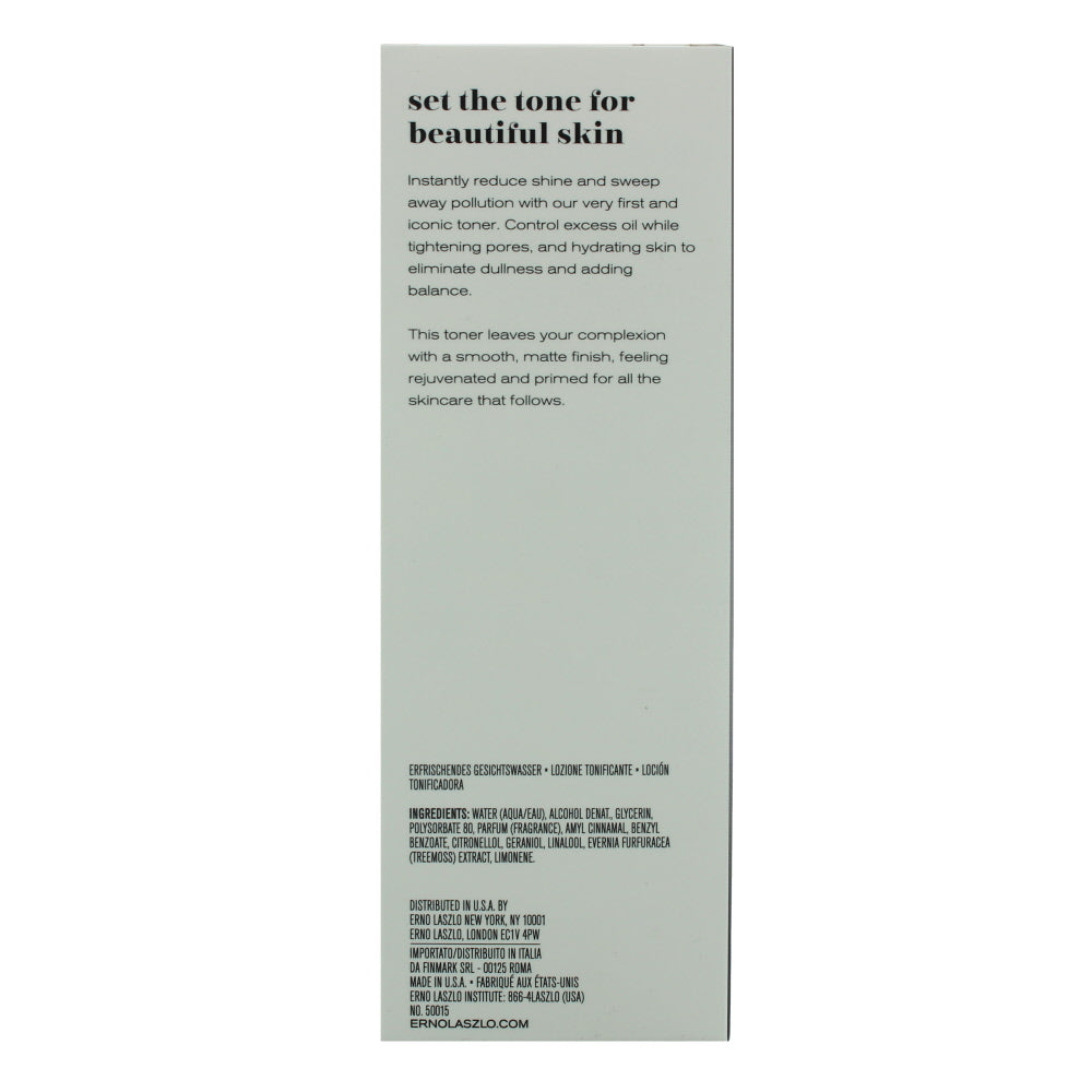 Erno Laszlo Exfoliate & Detox Light Controling Lotion 200ml - Ingredients
