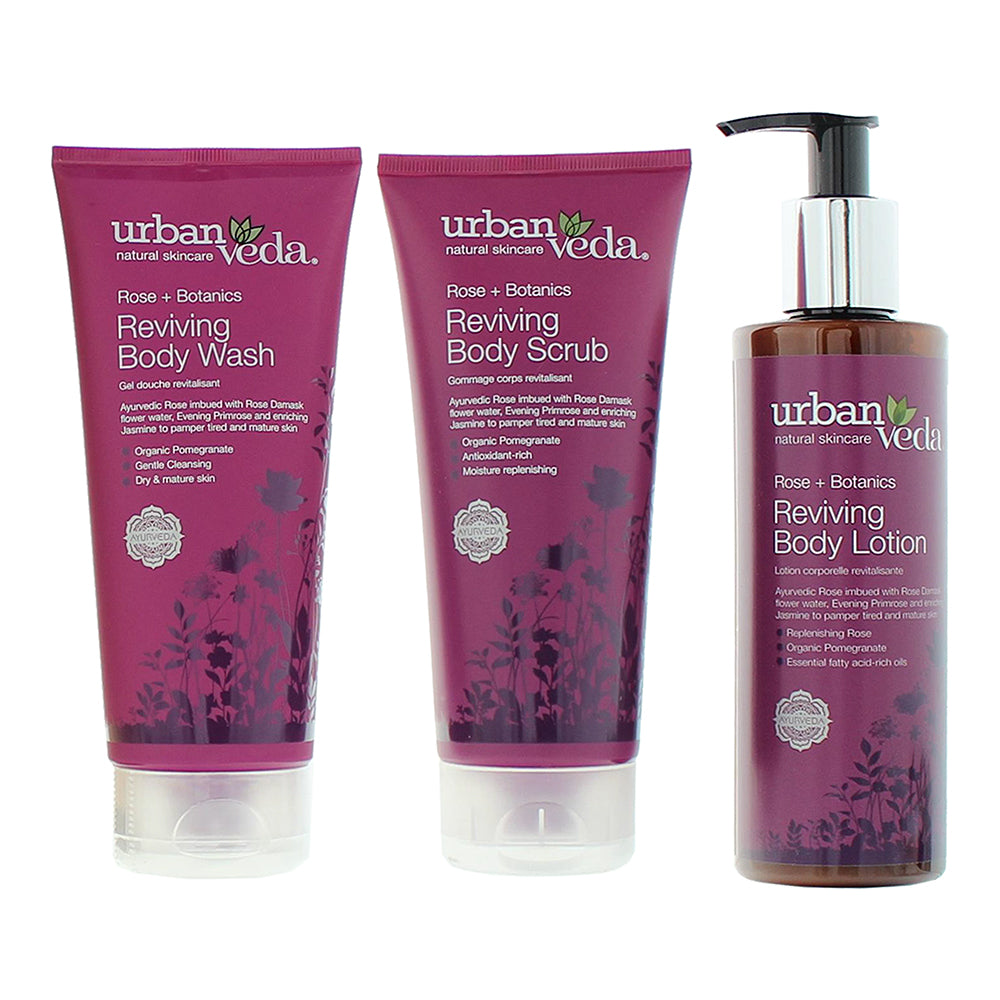Urban Veda Reviving Body Ritual Bodycare Set 3 Pieces Gift Set - Product