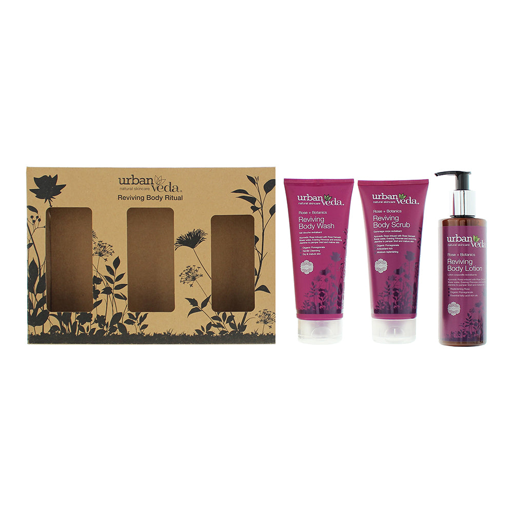 Urban Veda Reviving Body Ritual Bodycare Set 3 Pieces Gift Set