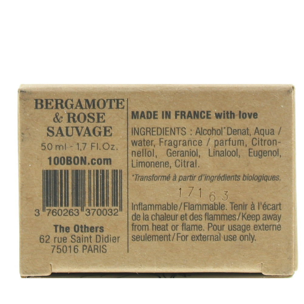 100 Bon Bergamote & Rose Sauvage Eau de Parfum 50ml
