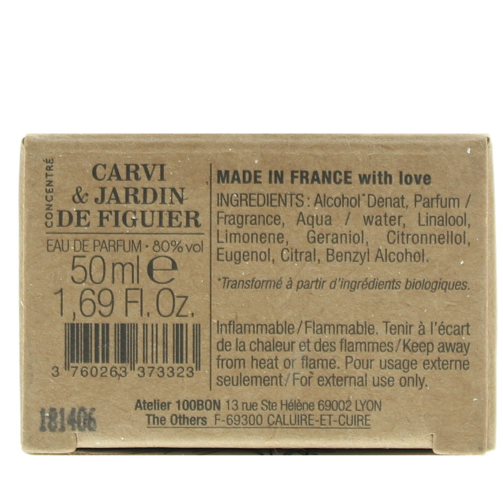 100 Bon Carvi & Jardin De Figuier Concentré Refillable Eau de Parfum 50ml