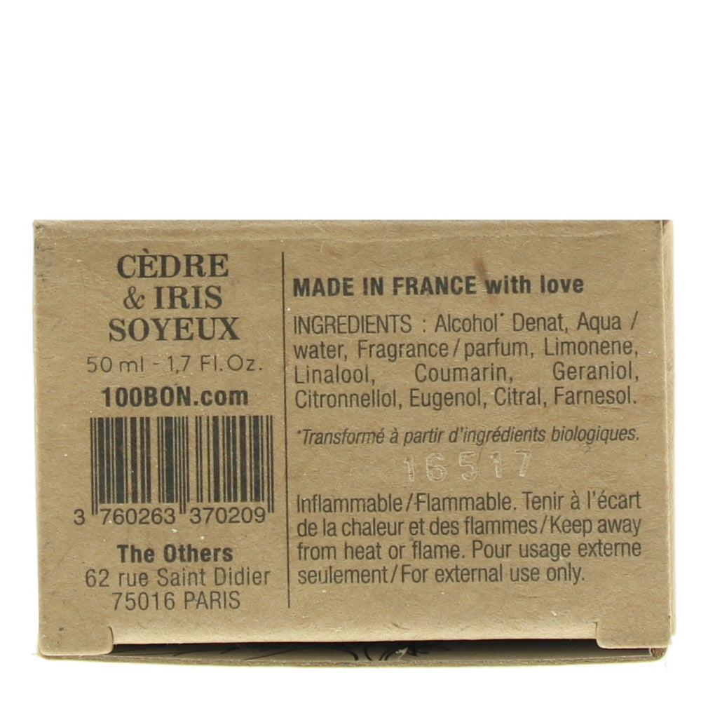 100 Bon Cedre & Iris Soyeux Eau de Parfum 50ml