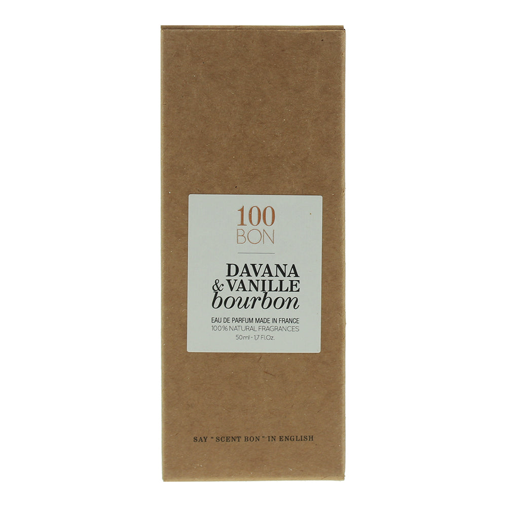 100 Bon Davana & Vanille Bourbon Eau de Parfum 50ml - Box