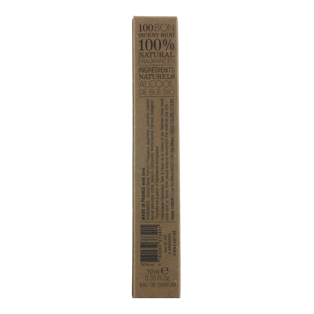 100 Bon Eau De Thé & Gingembre Concentré Refillable Eau de Parfum 10ml