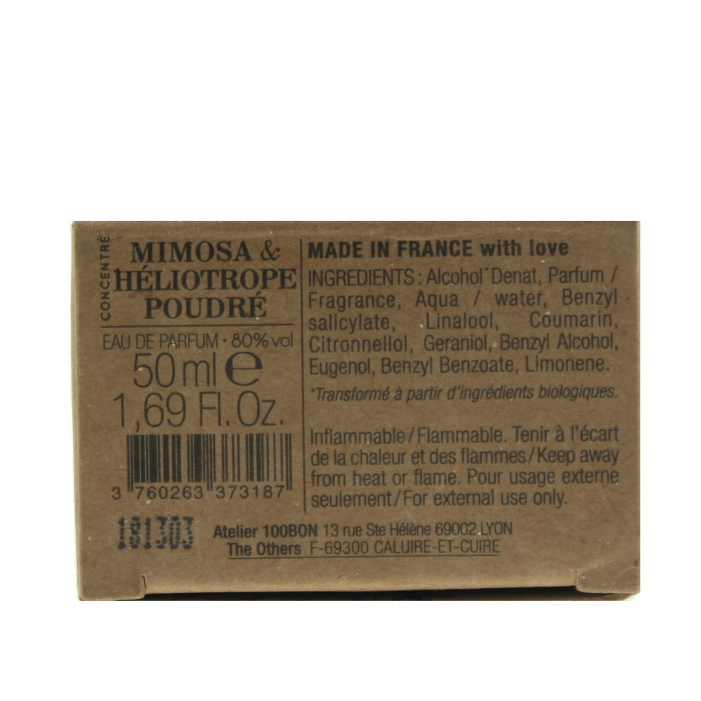 100 Bon Mimosa & Héliotrope Poudré Concentré Refillable Eau de Parfum 50ml