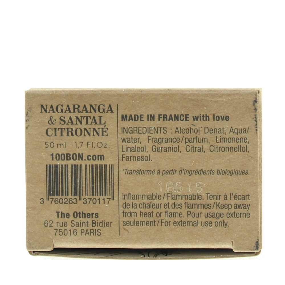 100 Bon Nagaranga & Santal Citronné Eau de Parfum 50ml