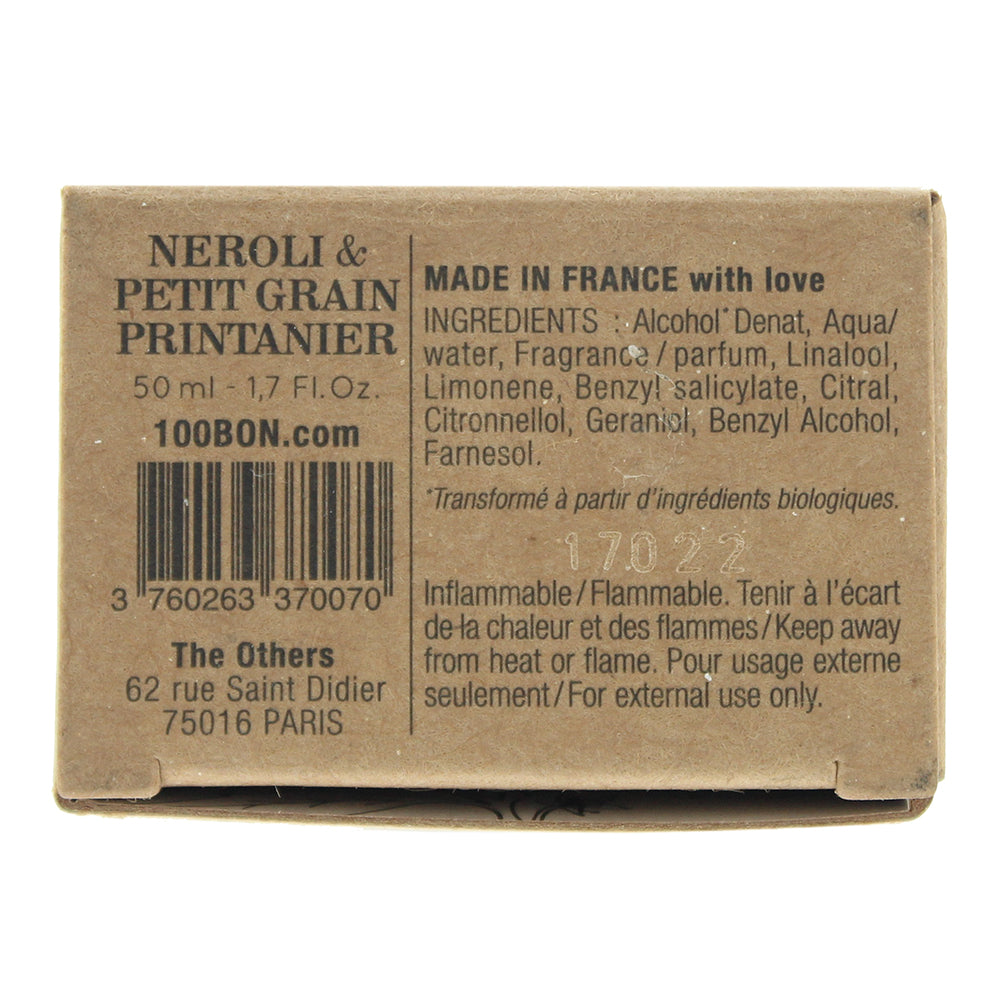 100 Bon Néroli & Petit Grain Printanier Eau de Parfum 50ml