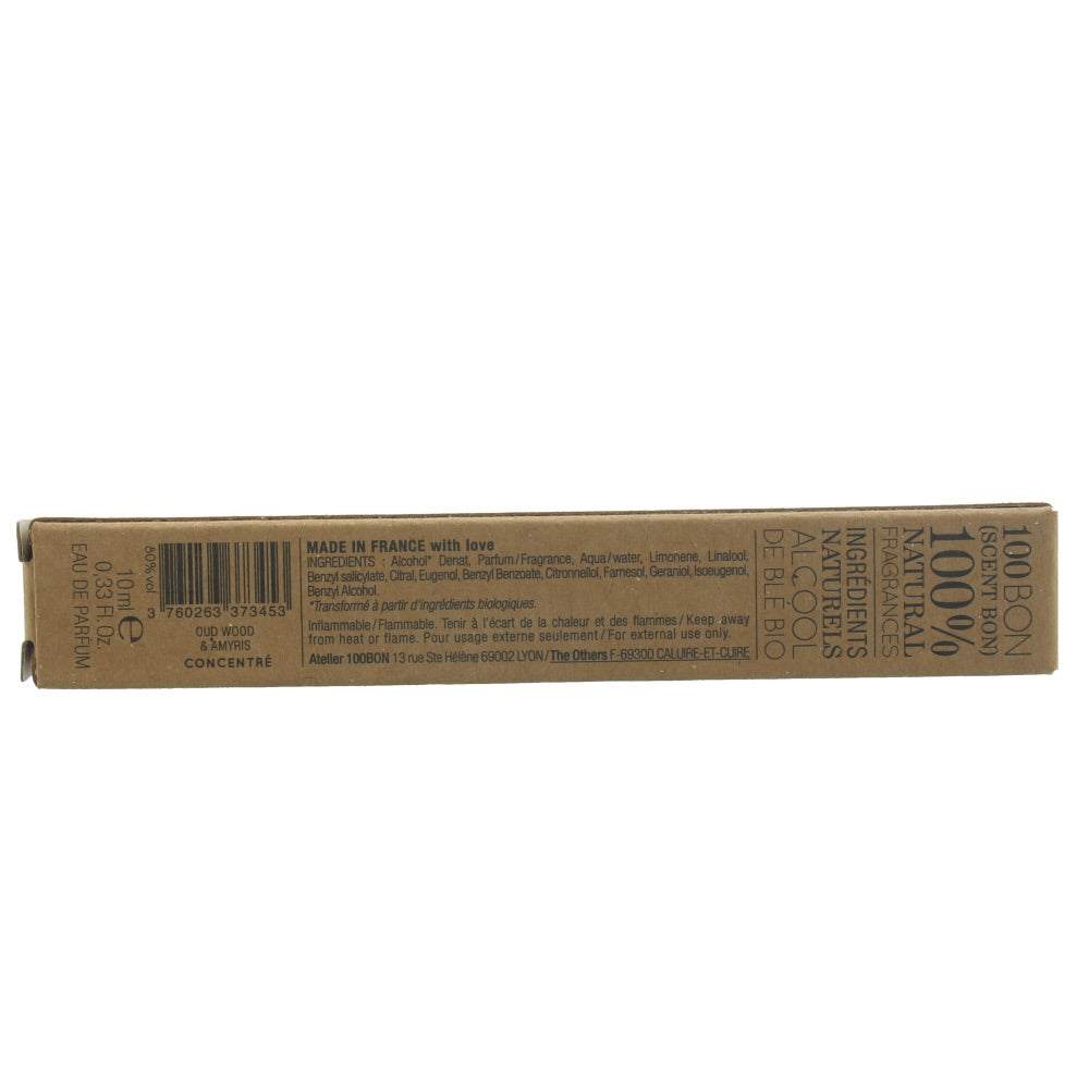100 Bon Oud Wood & Amyris Concentré Refillable Eau de Parfum 10ml