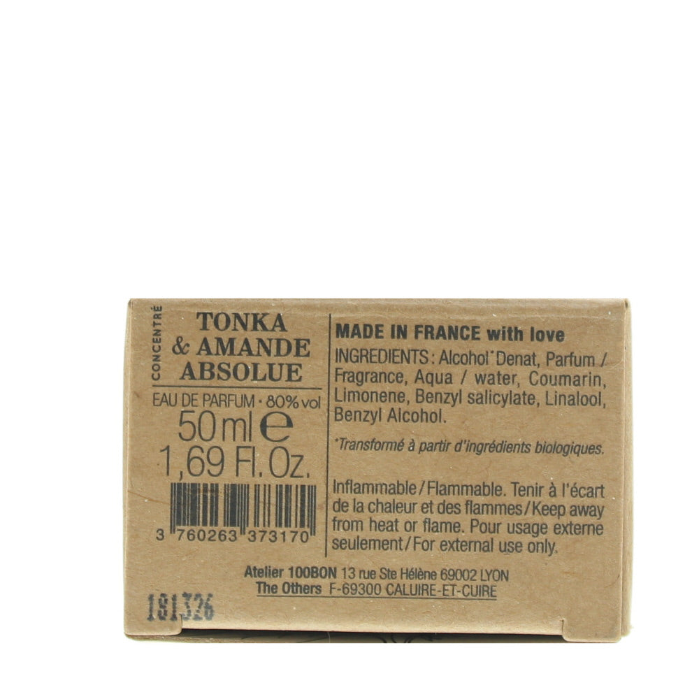 100 Bon Tonka & Amande Absolue Concentré Refillable Eau de Parfum 50ml