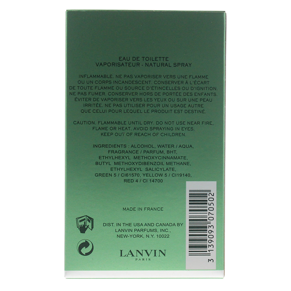 Lanvin Vetyver Eau de Toilette 50ml