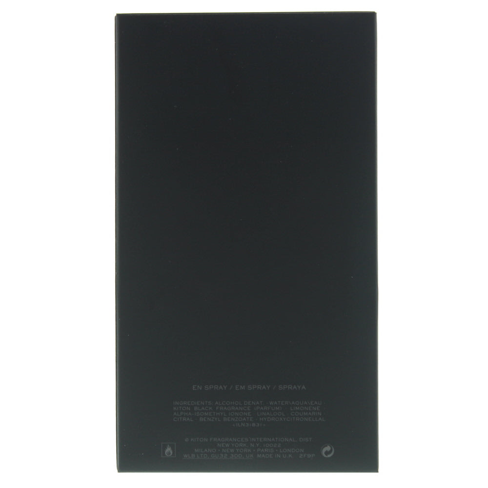 Kiton Black Eau de Toilette 125ml