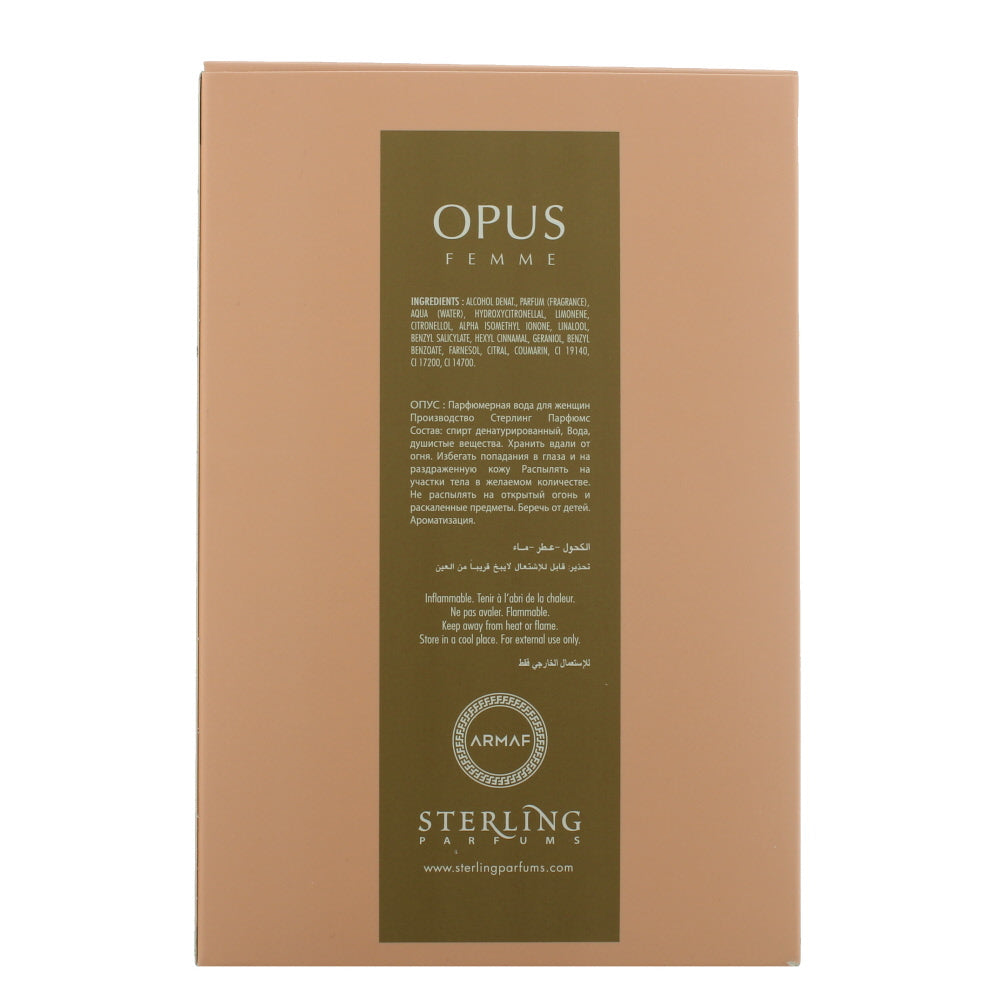 Armaf Opus Femme Limited Edition Eau de Parfum 100ml