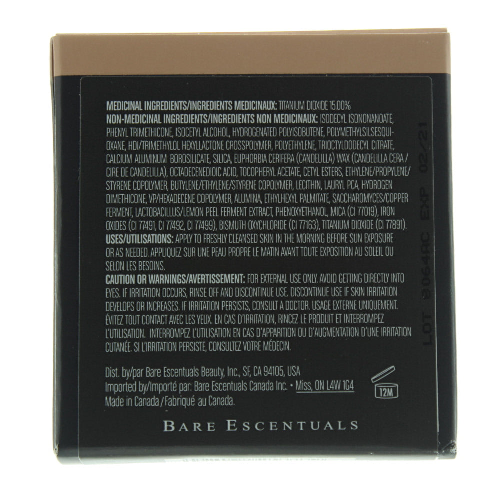 Bare Minerals Correcting Spf 20 Medium 1 Concealer 2g - Ingredients