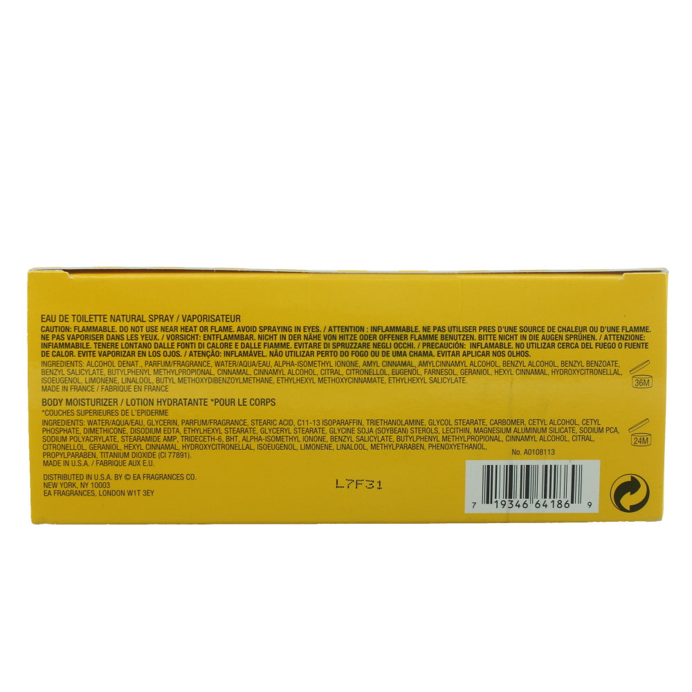 Giorgio Beverly Hills Yellow Eau de Toilette 2 Pieces Gift Set - Ingredients