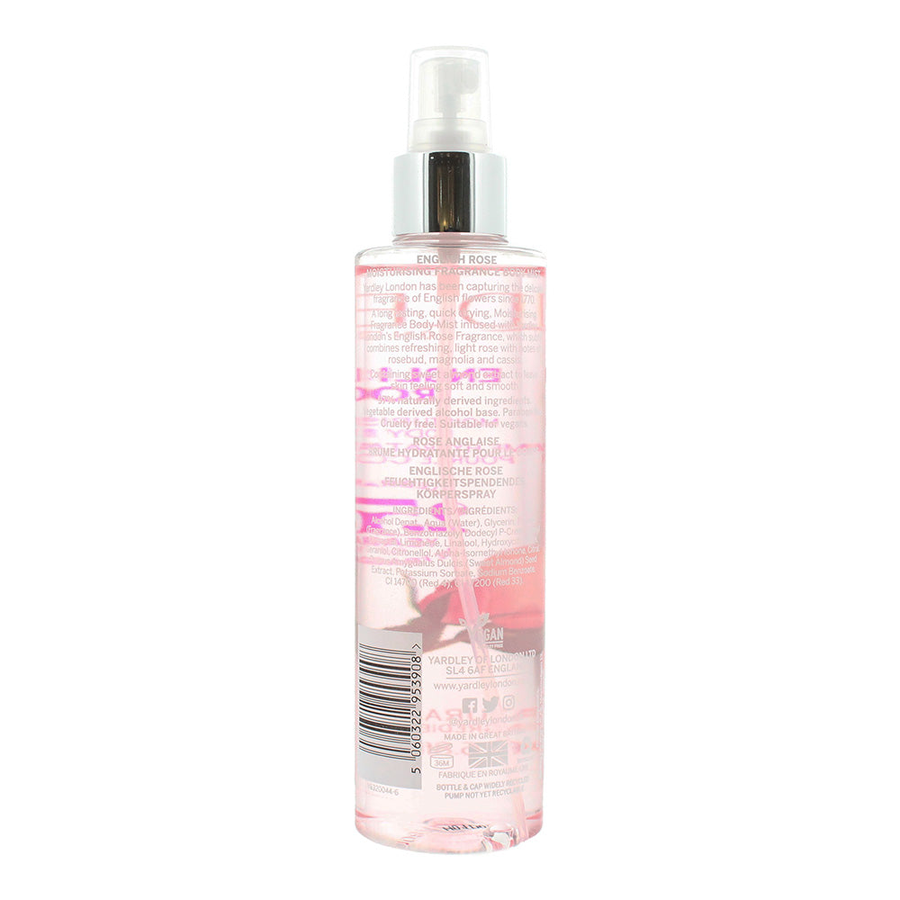 Yardley English Rose Body Mist 200ml